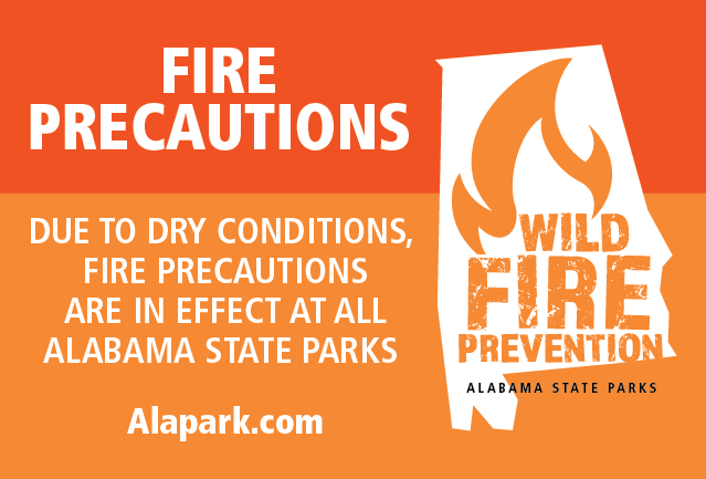 Additional Fire Precautions Reinstated for All Alabama State Parks