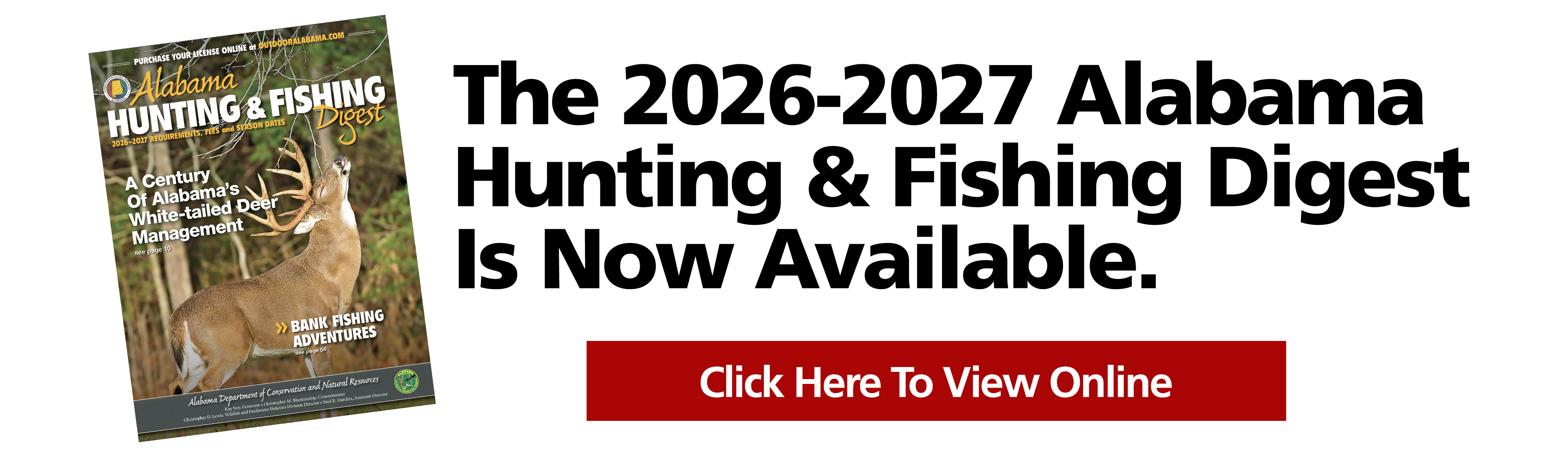 2025-2026 Alabama Hunting and Fishing Digest - eRegs