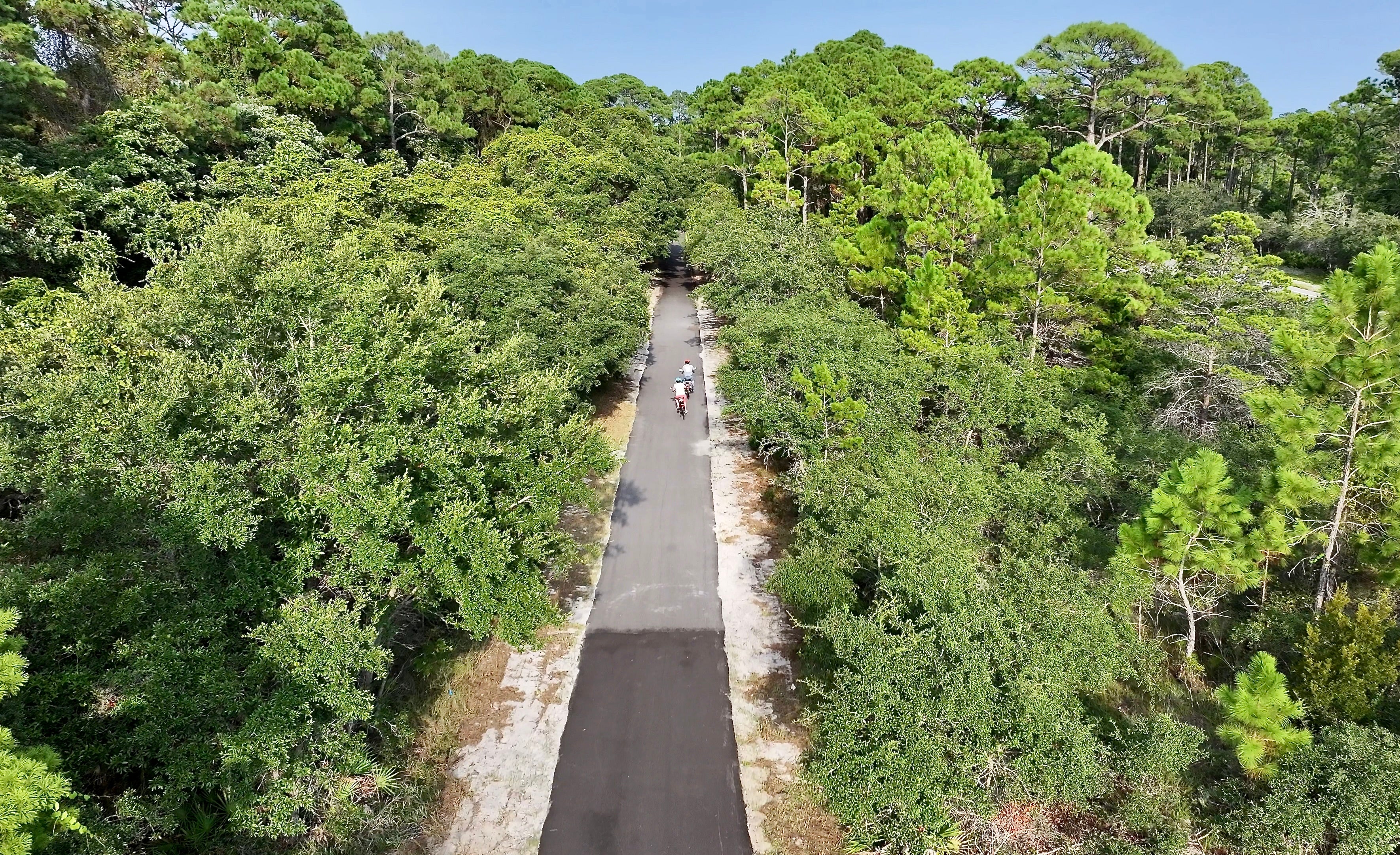 The new 4.4-mile section extends westward to a new terminus with a restroom facility and water fountain. The trail is paved and 10 feet wide along its entire length, providing a safe and accessible route for walkers, runners and cyclists.