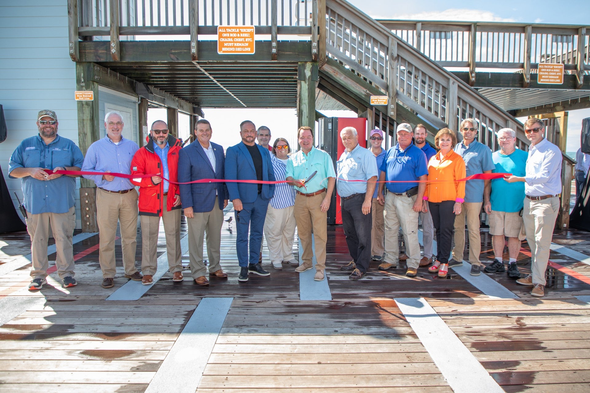 Community Leaders Celebrate Renovations at Gulf State Park Pier